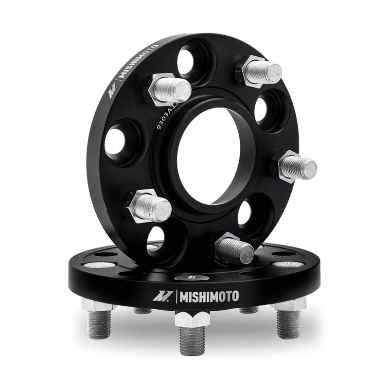 Mishimoto Wheel Spacers - 5x108 - 63.3 - 15 - M12 - Black MMWS-006-150BK