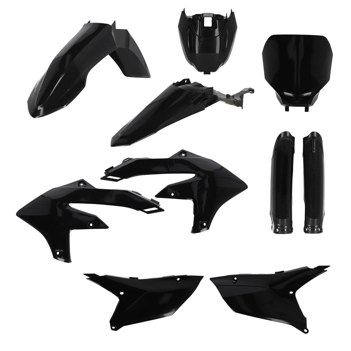 ACERBIS Full Plastic Kit Yam Black 2979590001