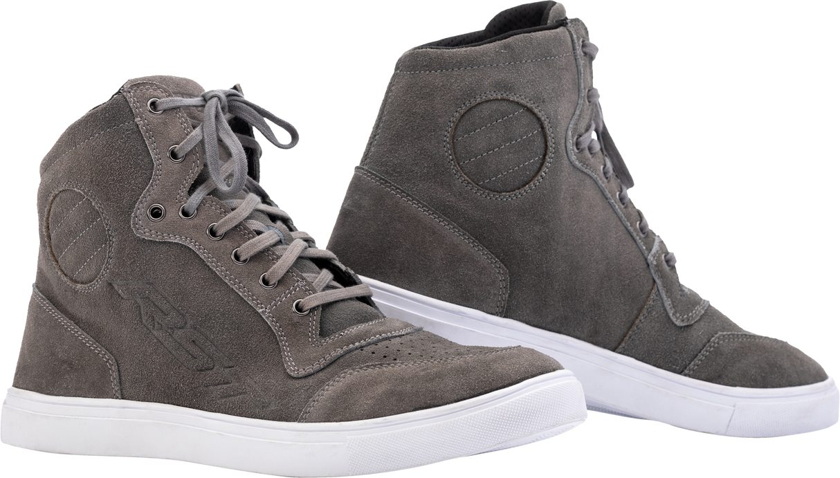 RST Ladies Hitop Moto Sneaker Ce Grey Suede Sz 7 103062GRY-38