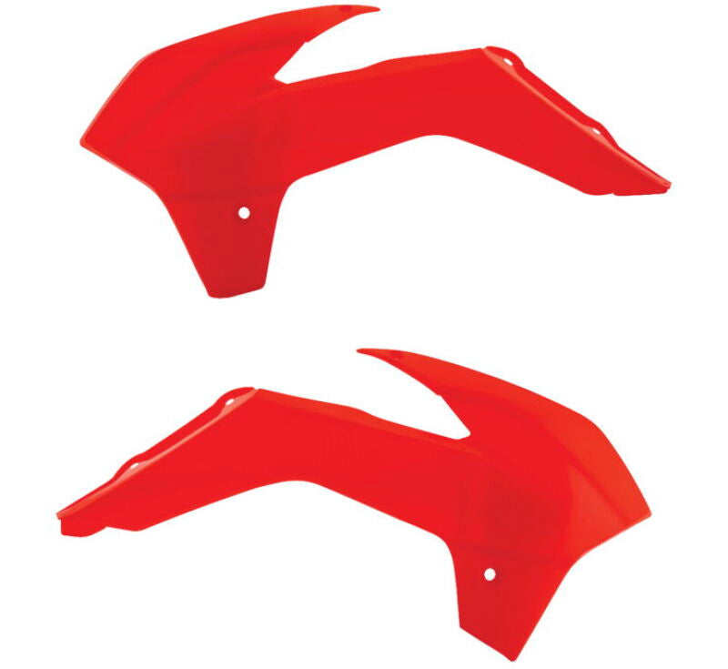 Acerbis 13-17 KTM SX85 Radiator Shrouds - Flo-Orange