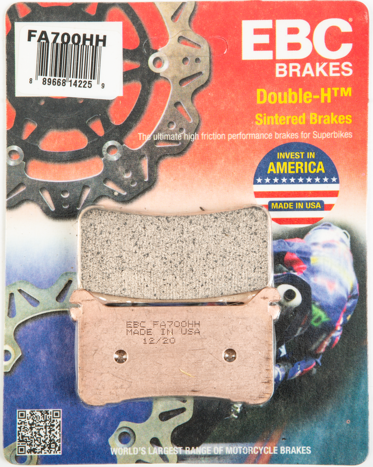 EBC Brake Pads Fa700hh Double-H Sintered FA700HH