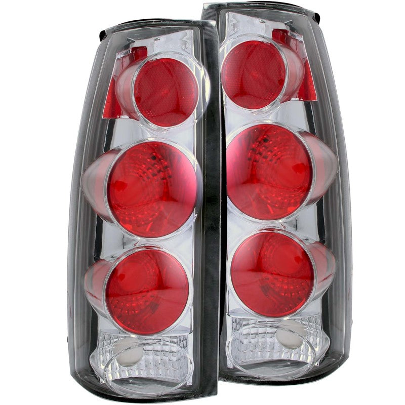 ANZO 1999-2000 Cadillac Escalade Taillights Smoke 3D Style 211155