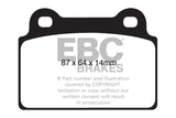 EBC 08-16 Mitsubishi Lancer Evo 10 2.0 Turbo (1 piece rotor) Redstuff Rear Brake Pads DP31985C