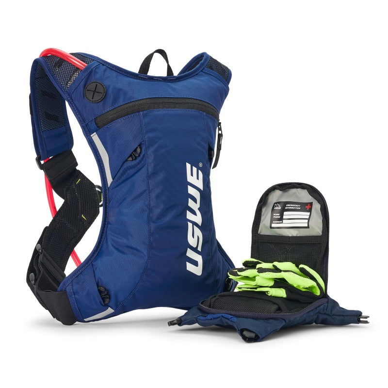 USWE Moto Hydro Hydration Pack 3L - Factory Blue 2033439