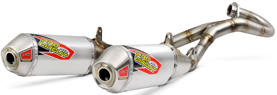 PRO CIRCUIT T-6 Dual Exhaust System Hon Crf450r '19-20 0111945G2