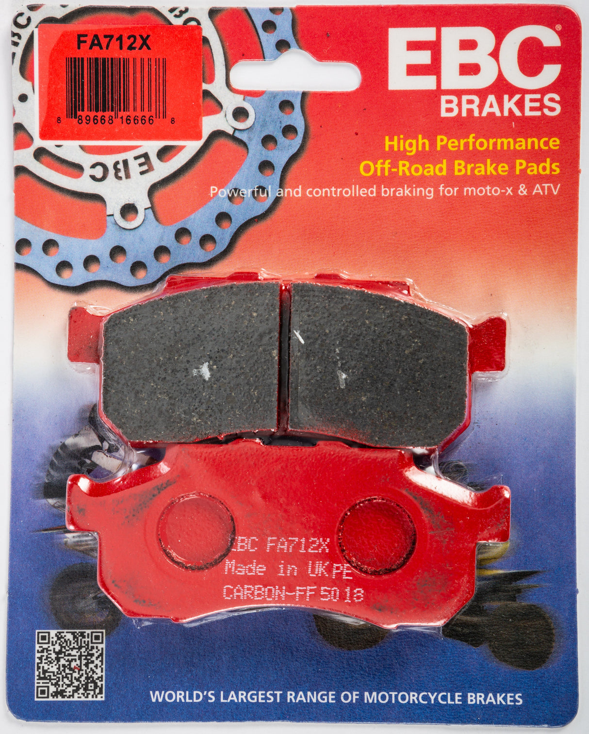 EBC Brake Pads Fa712x Carbon X Series FA712X