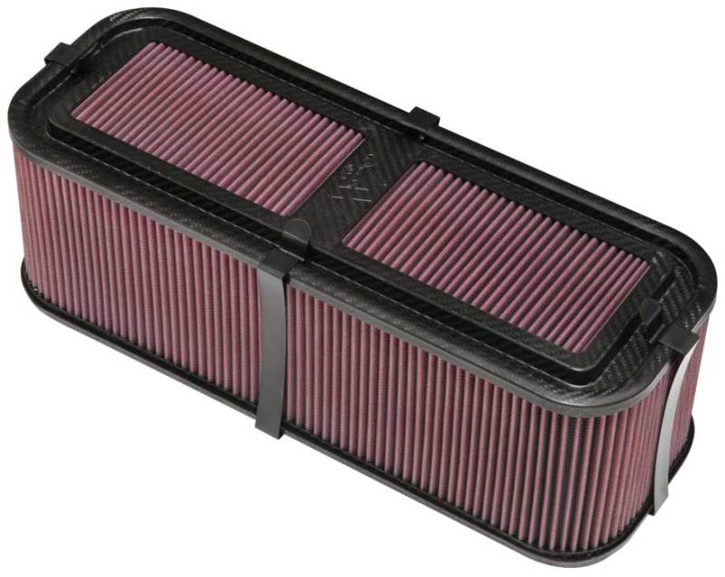 K&N Custom Racing Assembly 19in x 6.5in Carbon Fiber Air Filter 100-8570