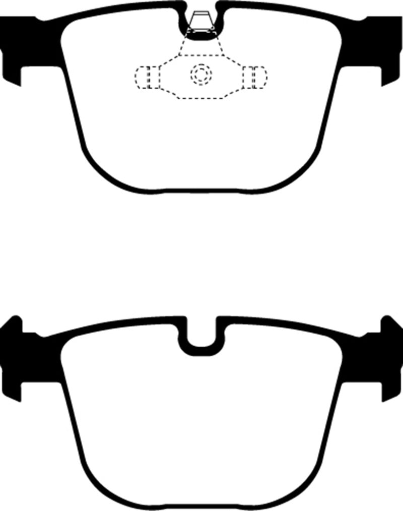 EBC 08-10 BMW M3 4.0 (E90) Redstuff Rear Brake Pads DP31451C