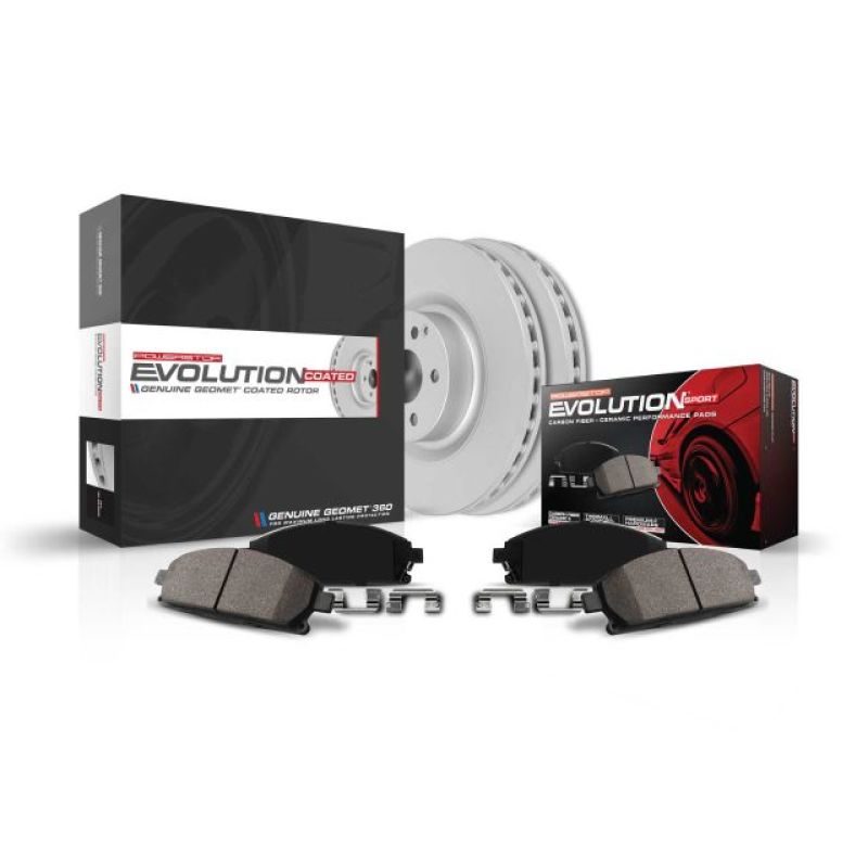 Power Stop 00-03 Mercedes-Benz CLK430 Rear Z23 Evolution Sport Coated Brake Kit