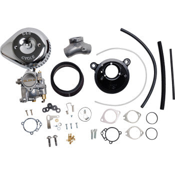S&S CYCLE  Carburetor G and Stealth Air Kit - Chrome - Big Twin '06 110-0152