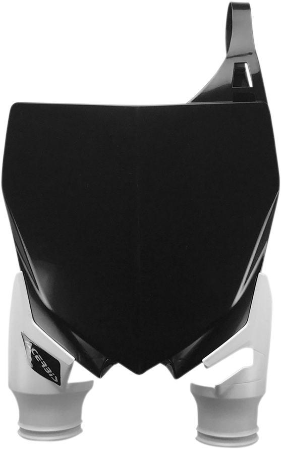 ACERBIS Raptor Number Plate - Black/White 2527401007