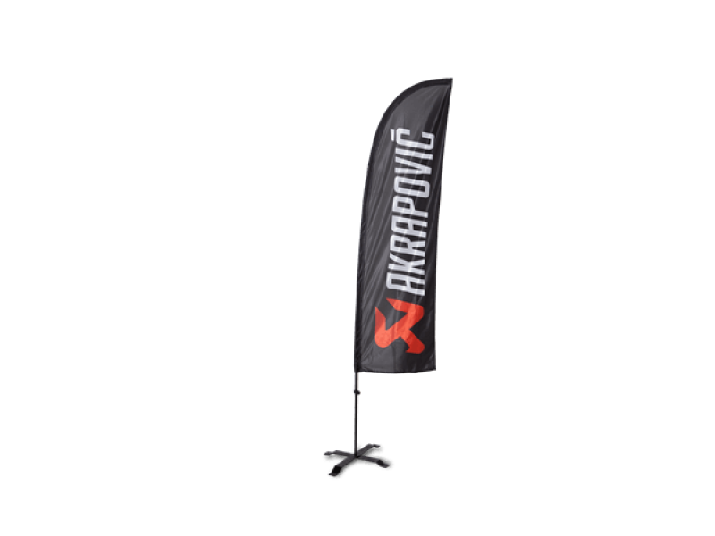 Akrapovic Self standing beach flag set - small 801587