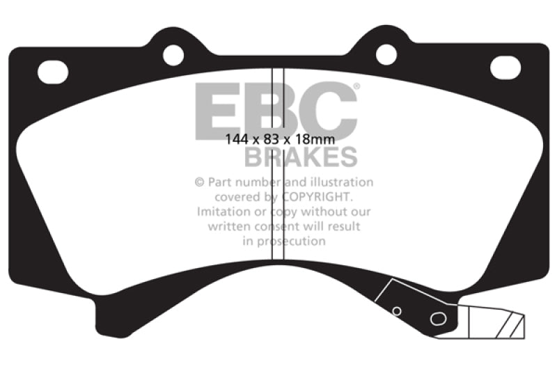 EBC Brakes Bluestuff Street and Track Day Brake Pads DP51815NDX