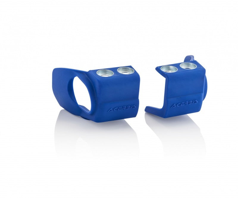 Acerbis 21+ Fantic/ 02+ Yam 125-450 YZ/ FX /X / YZF / WR250F/450F Fork Shoe Protectors - Blue 2709700211