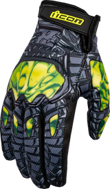 ICON Hooligan Outbreak™ Gloves - Green - Medium 3301-4654