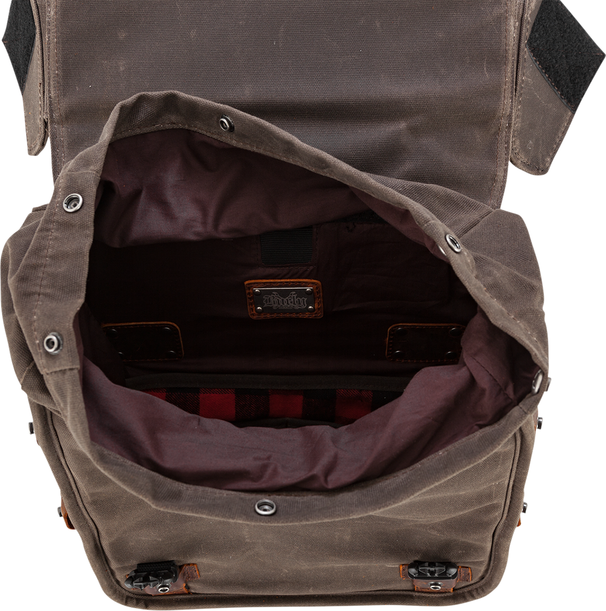 BURLY BRAND Throw-Over Saddlebag - Dark Oak B15-1002D