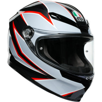 AGV K6 Helmet - Flash - Black/Gray/Red - XL  216301O2MY01010