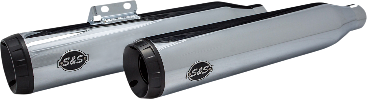 S&S CYCLE Grand National Slip-On Mufflers - Chrome 550-0755B