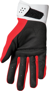 THOR Spectrum Gloves - Red/White - Large 3330-6840