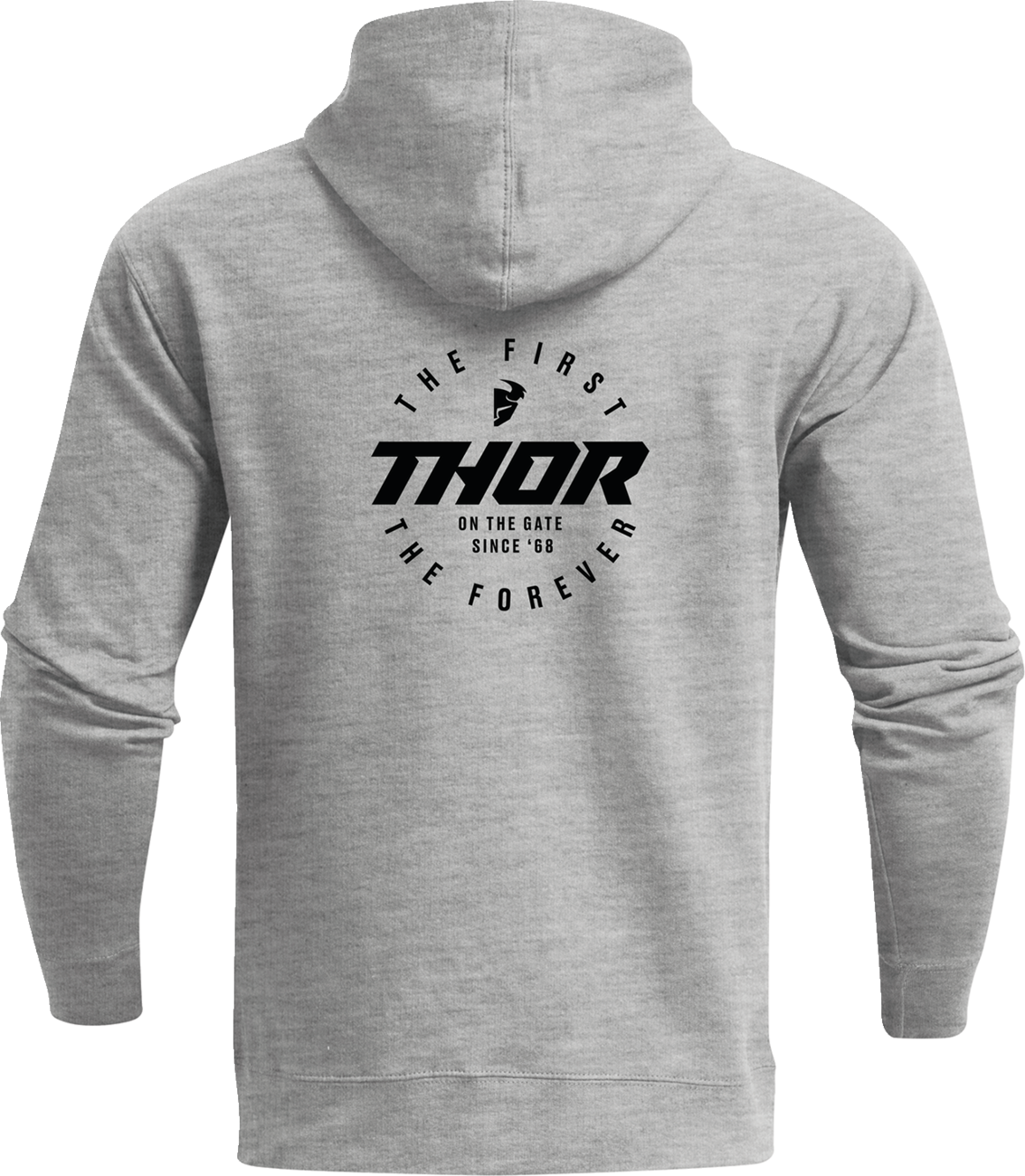 THOR Stadium Zip-Up Hooded Sweatshirt - Heather Gray - XL 3050-6327