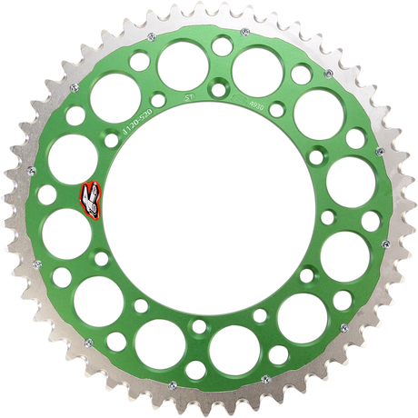 RENTHAL Twinring™ Rear Sprocket - 51 Tooth - Green 112052051GPGN