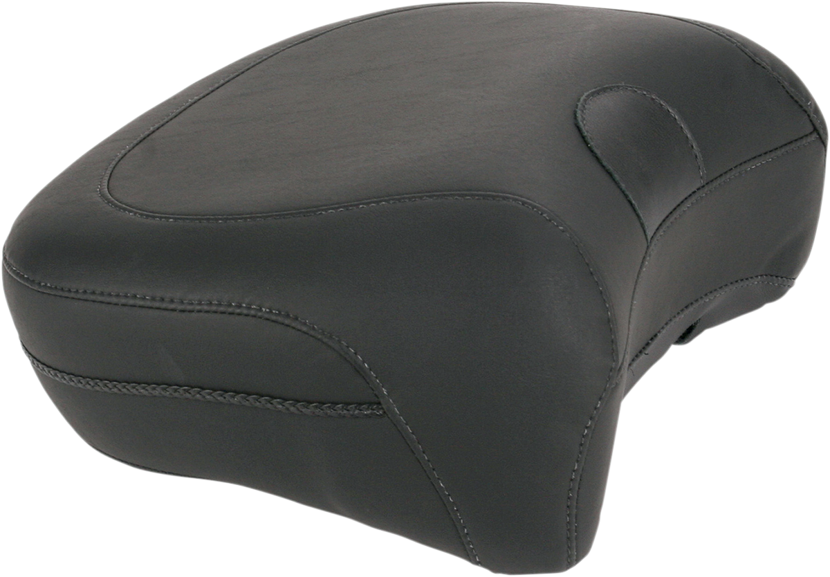 MUSTANG Wide Rear Seat - Smooth - Black - FLHT/FLTR 79110