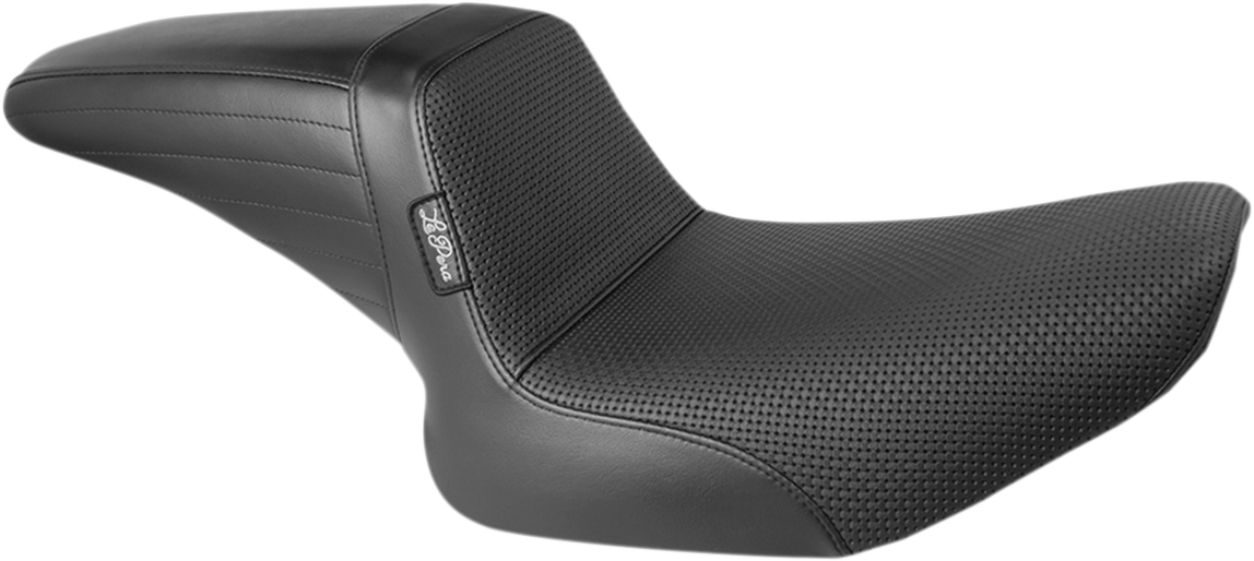 LE PERA Kickflip Seat - Basketweave - Black - FXR '82-'94 L-598BW