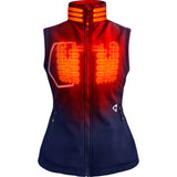 GERBING HEATED CLOTHING Women's 7V Torrid Softshell Heated Vest 2.0 - Navy - Small GERTVST7VWNS