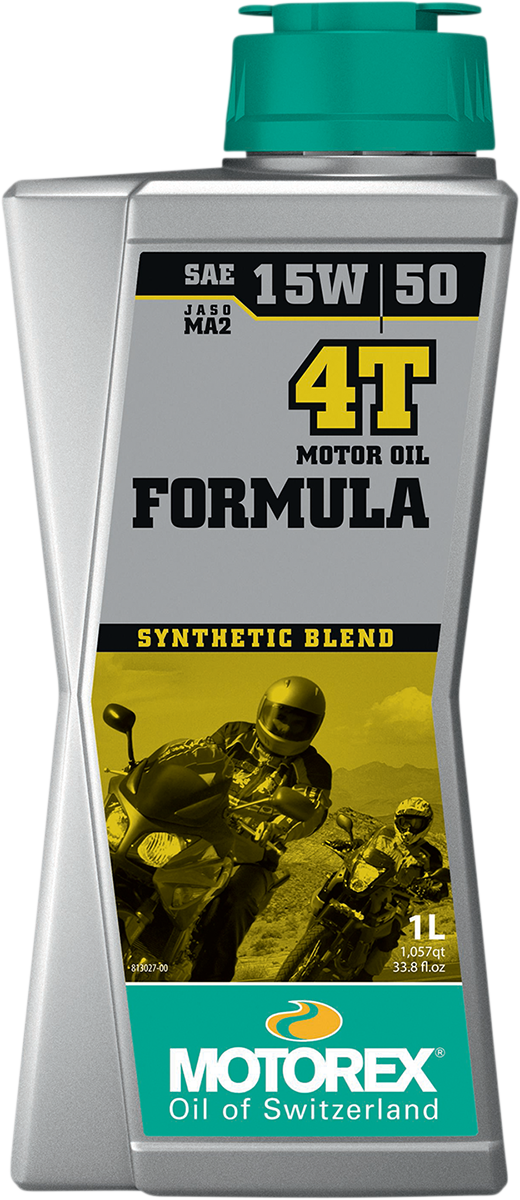 MOTOREX Formula Synthetic Blend 4T Engine Oil - 15W-50 - 1L 198481