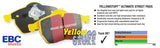 EBC 90-00 Aston Martin Vantage 5.3 (Twin Supercharged)(AP) Yellowstuff Front Brake Pads DP4002R