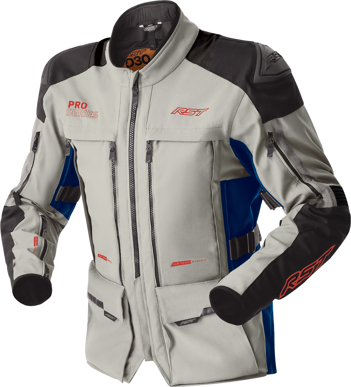 RST Ps Adventure D3o Jacket Silver/Blue Textile 3x 103599SIL-50