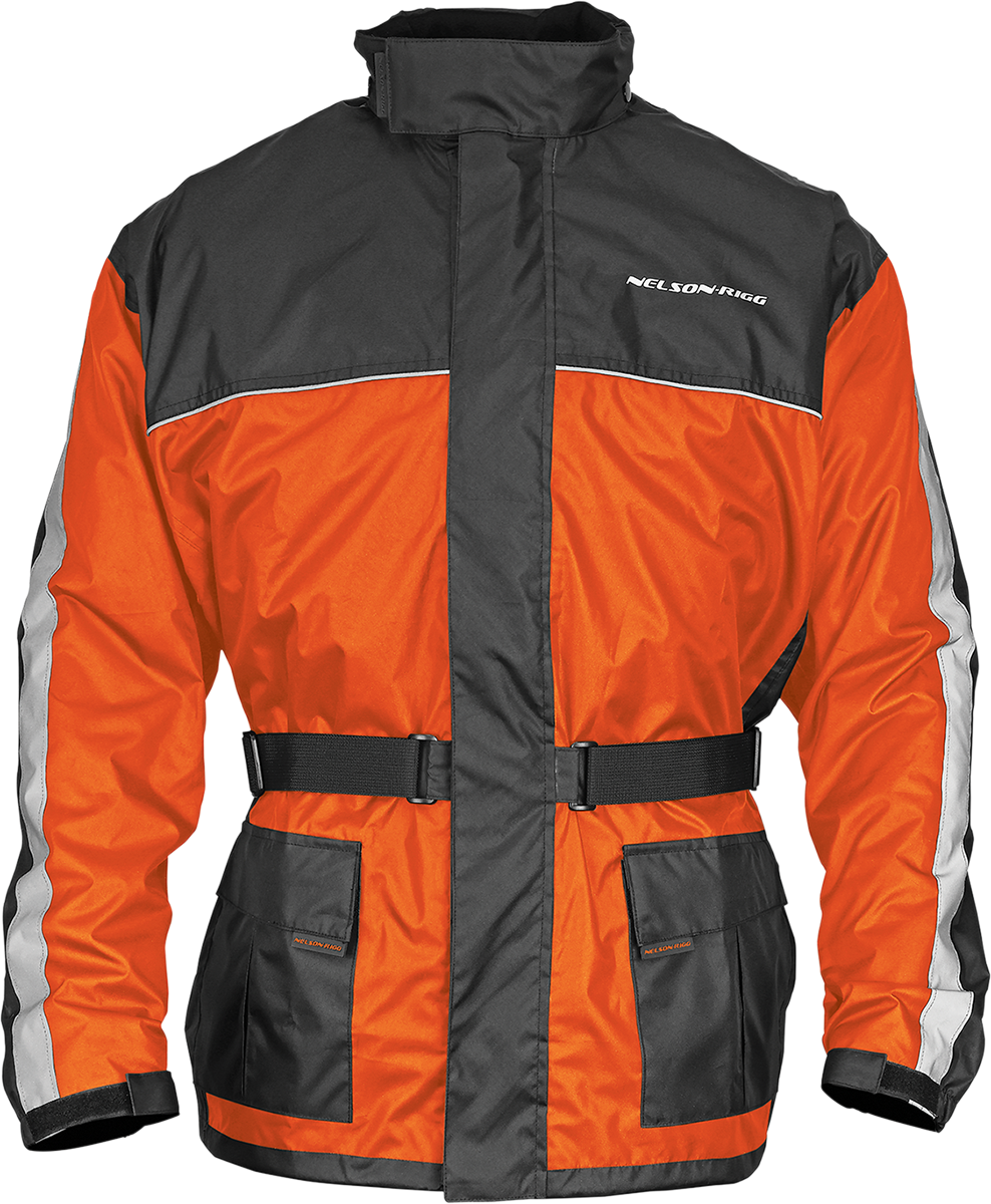 NELSON RIGG Solo Storm Jacket - Hi-Vis/Black - L SSJ-ORG-03-LG