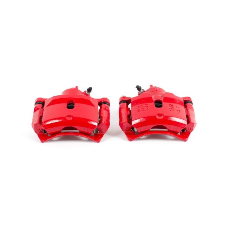 Power Stop 97-99 Acura CL Front Red Calipers w/Brackets - Pair