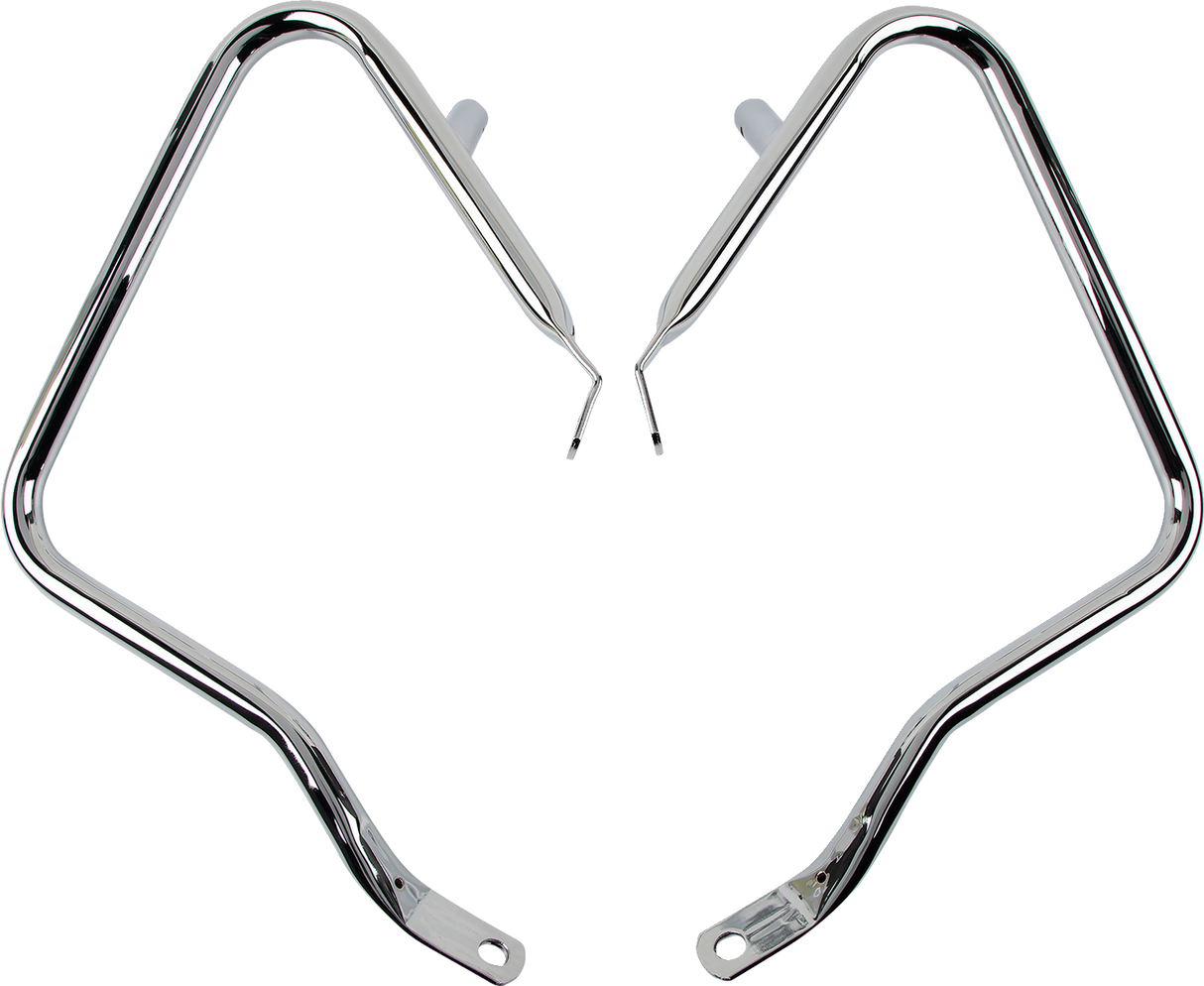 DRAG SPECIALTIES Saddlebag Support Kit - '14-'22 FLT - Chrome 21028