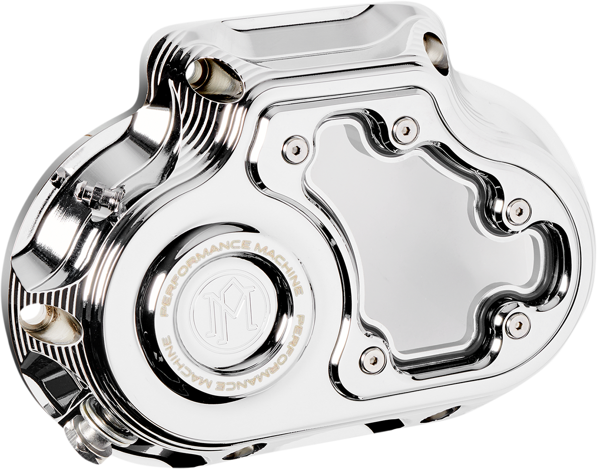 PERFORMANCE MACHINE (PM) Transmission Cover - Chrome 0177-2080M-CH