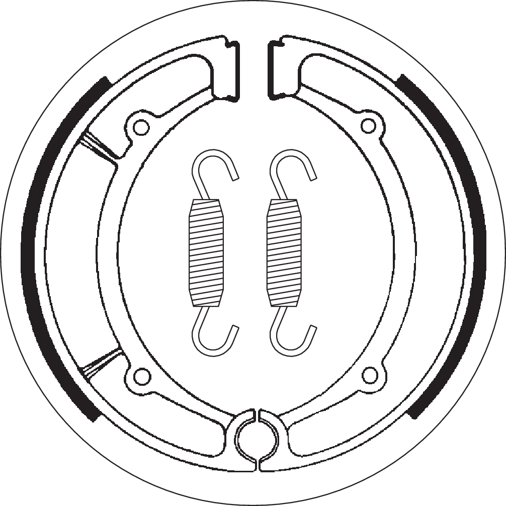 SBS Brake Shoes - Yamaha 2066