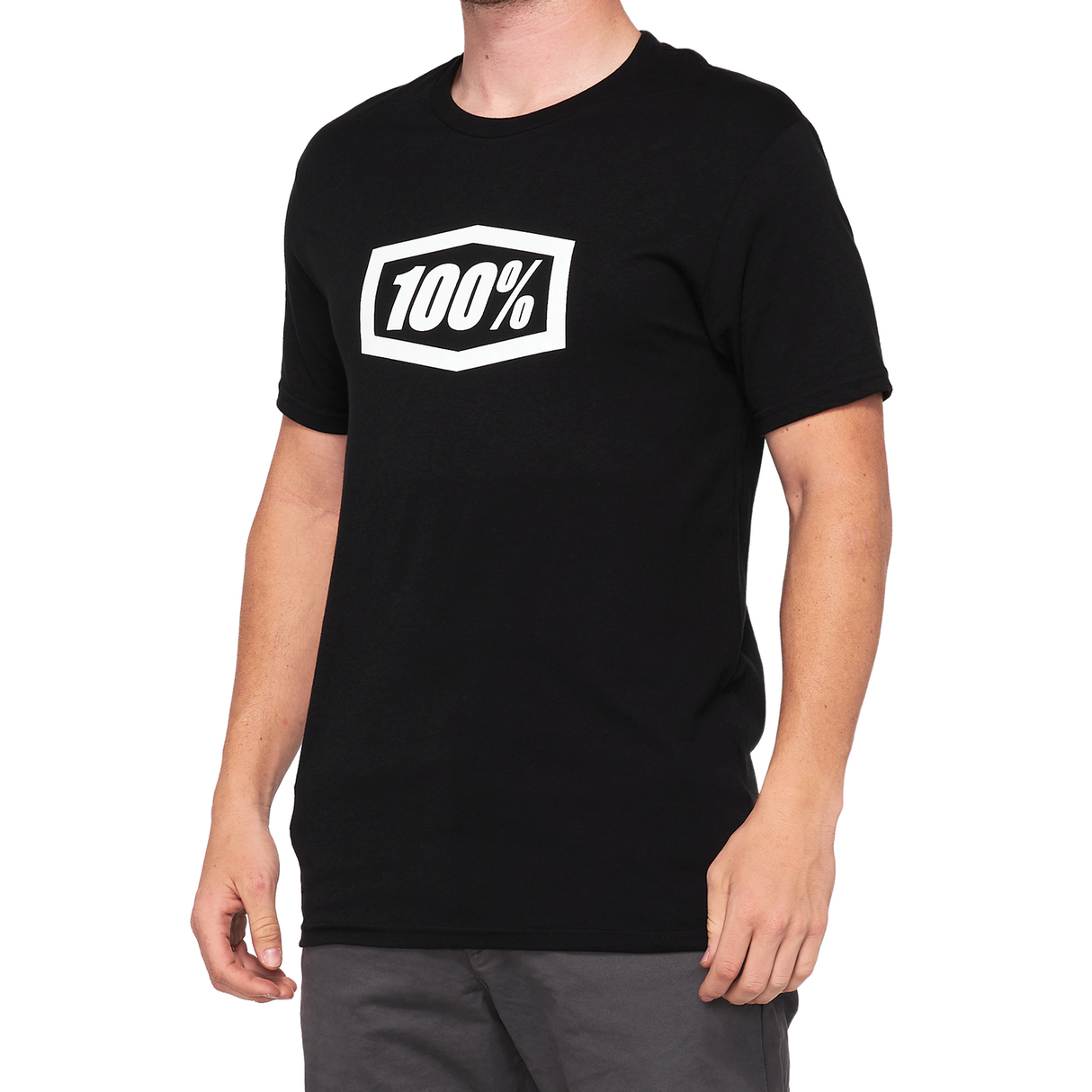 100% Icon T-Shirt - Black - Large 20000-00022