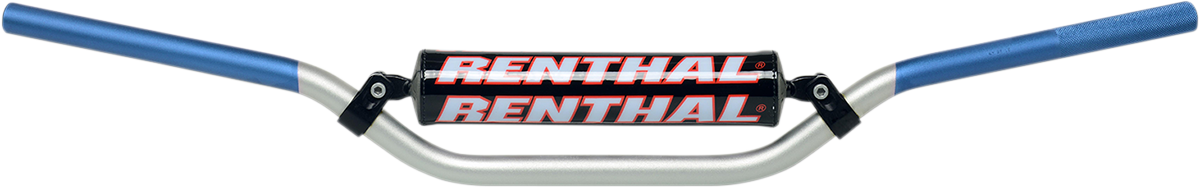 RENTHAL Handlebar - 7/8" - 971 - RC - Silver/Blue 97108SB01184