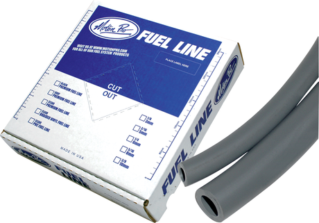 MOTION PRO Premium Fuel Line - Gray - 1/4" - 25' 12-1932