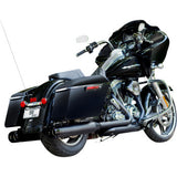 S&S CYCLE 4.5" Mufflers - Black with Black Thruster NOW HAVE ALL BLK END CAPS 550-0621