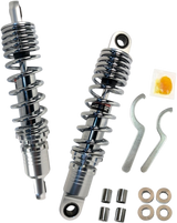 DRAG SPECIALTIES SHOCKS Premium Ride-Height Adjustable Shocks - Chrome - Standard - 12.5" C16-0167NUA