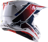 ALPINESTARS Supertech M10 Helmet - Meta 2 - MIPS® - White/Red/Blue - 2XL 8300422-2378-2X