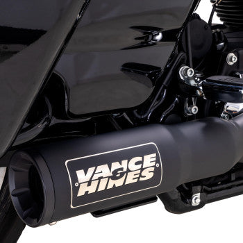 VANCE & HINES Hi-Output RR Exhaust System - Matte Black  Harley-Davidson Glide 47321