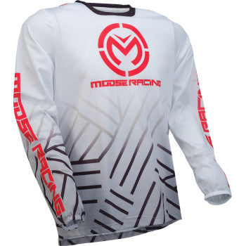 MOOSE RACING Sahara Jersey - Black/White - Small 29107948