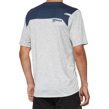 100% Airmatic Jersey - Short-Sleeve - Gray/Midnight - Large 40014-00017