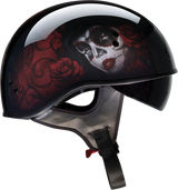 Z1R Vagrant Helmet - Red Catrina - Black/Red - Small 0103-1314