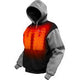 GERBING HEATED CLOTHING 7 V Battery Heated Hoodie - Black - Large GERHDY7VUNIBLKL