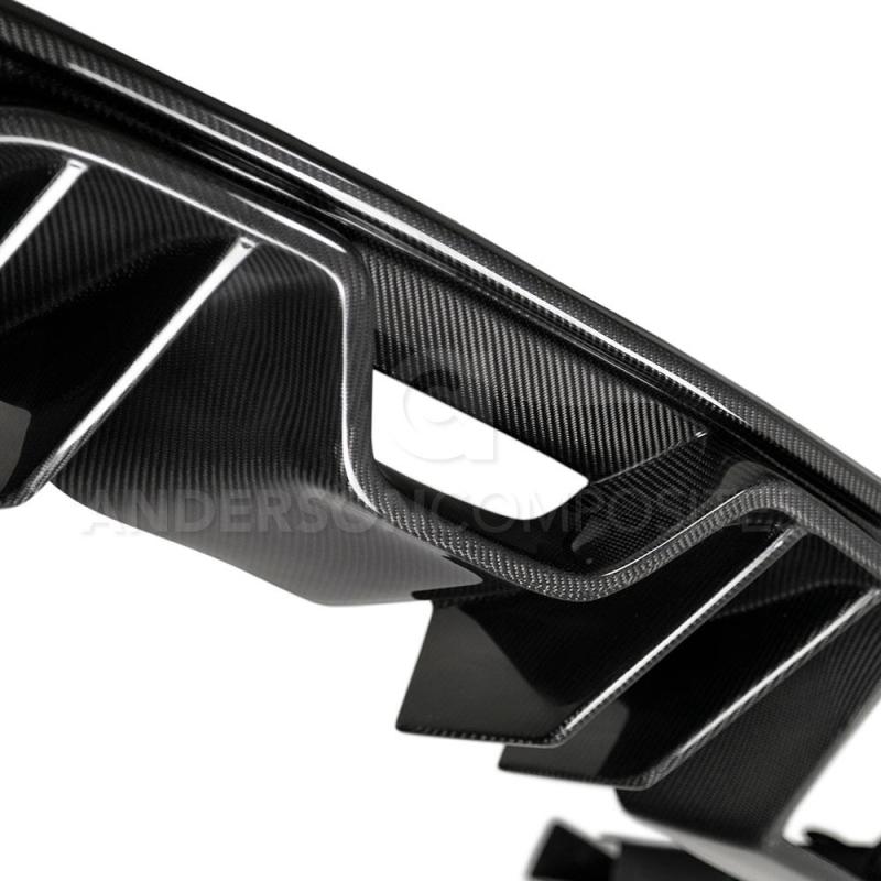 Anderson Composites 15-17 Ford Mustang Type-AR Rear Diffuser Quad Tip AC-RL15FDMU-ARQ