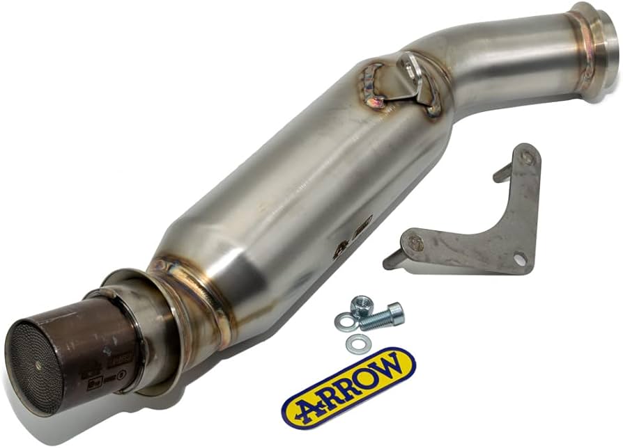 Arrow Ktm 1290 Super Duke R '14 Homologated Catalyzed Stanless Steel Link Pipe For Original Collectors And Silencers 71613kz