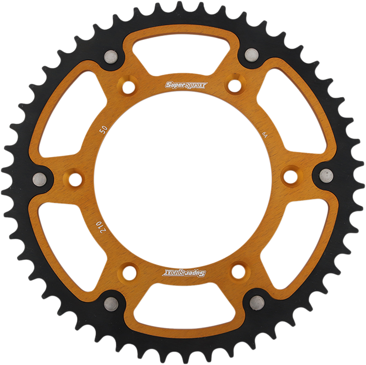 SUPERSPROX Stealth Rear Sprocket - 50 Tooth - Gold - Honda RST-210-50-GLD